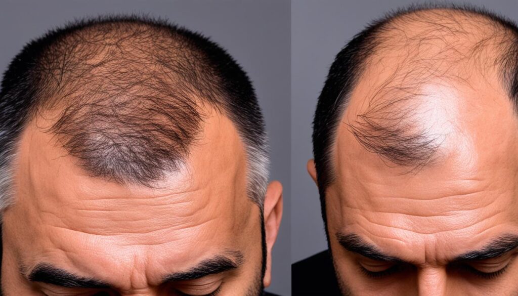 Crecimiento del cabello con minoxidil