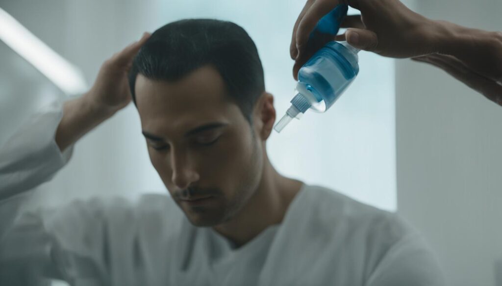 Tratamiento post trasplante capilar con Minoxidil