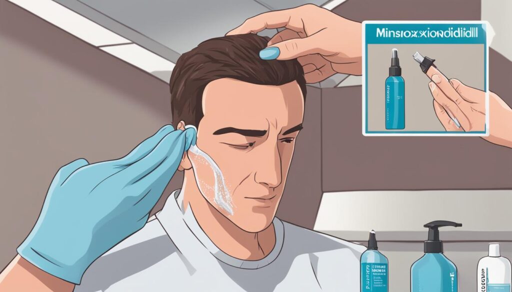 cómo usar minoxidil para la dermatitis